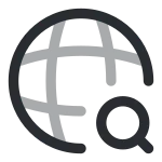 Global Search SVG Icon